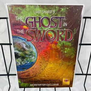 Liam Sharps Ghost In The Sword Chronicles Of Lib LaRoche Flip Book Signed Promo